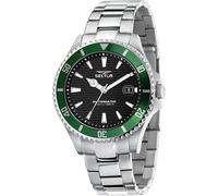 Sector 230 R3223161008 Men's Automatic Watch - Stainless Steel, Black Dial, Green Bezel
