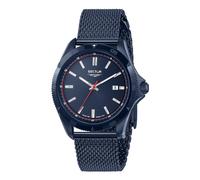 Sector 650 R3253231004 Men's Quartz Watch - 43mm Blue Dial, Blue Stainless Steel Mesh Bracelet