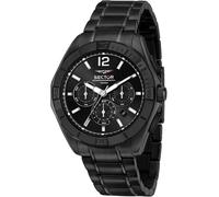 SECTOR 790 Cronografo R3273636002 Orologio Uomo Acciaio Nero Sub 100 Metri Data
