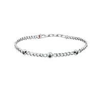 Sector Basic - Bracciale Uomo Silver con Dettagli Neri in Acciaio (SZS129)
