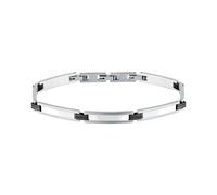 Sector Basic - Bracciale Uomo Silver Dettagli Neri (SZS143)
