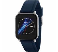 Sector Fit R3253595001 Unisex Digital Smartwatch - Aluminum and TPU Case, Blue Silicone Strap