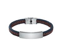 Sector No Limits Bandy bracciale Uomo in Acciaio, Pelle riciclata, smalto - SZV109