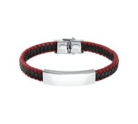 Sector No Limits Bandy bracciale Uomo in Acciaio, Pelle riciclata - SZV111