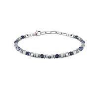 Sector No Limits Basic Bracciale Uomo in acciaio, smalto, ematite, pietra occhio di tigre - SZS96