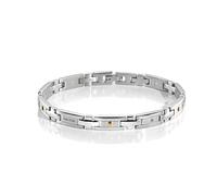 Sector No Limits Bracciale da uomo, Collezione BASIC Sector Jewels, lunghezza 22 cm, in acciaio, pvd oro - SLI57