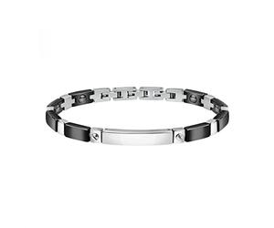 Sector No Limits Bracciale da Uomo, Collezione Ceramic, in Acciaio, Ceramica - SAFR10