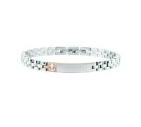 Sector No Limits Bracciale da uomo, Collezione MARINE, lunghezza 21 cm, in acciaio e PVD oro rosa - SADQ37