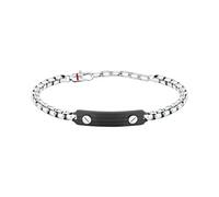 Sector No Limits Bracciale Uomo in Acciaio, Smalto, Collezione BASIC - SZS126