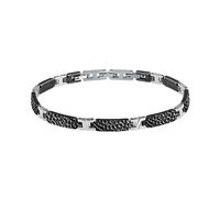 Bracciale SECTOR uomo Energy acciaio / nero SAFT79
