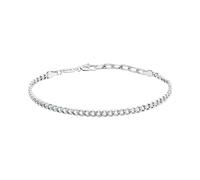 Sector No Limits Bracciale Uomo in Argento 925‰ rodiato con Catena Grumetta, Collezione SILVER COLLECTION - SAXY05