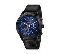 Sector No Limits - Cronografo Quadrante Blu Bracciale in Maglia - - Accessories - Uomo - Nero - ONE SIZE
