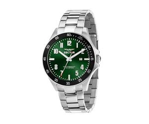 Sector No Limits Orologio da Uomo in Acciaio, Tempo e Data, Analogico, 43 mm, Collezione 230, Regalo Fidanzato, Marito, Papà