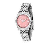 Sector No Limits Orologio Donna, Tempo, Data, Analogico, Cinturino in Acciaio, Cassa 32 mm, Rosa, Collezione 240 - R3253240516