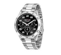 Sector No Limits Orologio Uomo, Analogico, al Quarzo, Multifunzione, Cinturino in Acciaio, Collezione 270 - R3253578032