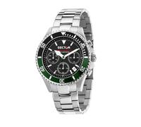Orologio SECTOR Uomo 230 Cronografo Acciaio Nero/Verde Limited R3273661011