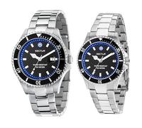 Sector No Limits Orologio Uomo/Donna, Tempo, Data, Analogico, 43/35 mm, Collezione 230 - INTER Special Edition, Duo Pack - R3253161061