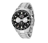 Sector No Limits Orologio Uomo in Acciaio, Cronografo, Analogico, 43 mm, Collezione 230, Idee Regalo Uomo - R3273661050