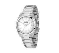 Sector No Limits Orologio Uomo, Tempo, Data, Analogico, Acciaio, 37 mm, Collezione 240