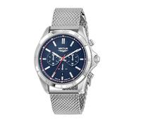 Orologio Uomo Sector 650 R3253231006 Acciaio Cronografo Blu Maglia Mesh + Data