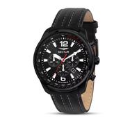 Sector Oversize Racing R3271602008 Cronografo da uomo in pelle nero