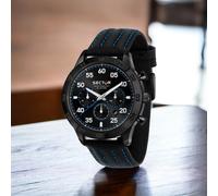 Sector No Limits Orologio Uomo, Analogico, al Quarzo, Multifunzione, Cinturino in Pelle, Collezione 270 - R3251578013