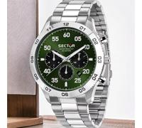 Sector No Limits Orologio Uomo, Analogico, al Quarzo, Multifunzione, Cinturino in Acciaio, Collezione 270 - R3253578034