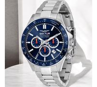 Sector No Limits Orologio Uomo, Cronografo, Analogico, Cinturino in Acciaio, Collezione 230 - R3273661037