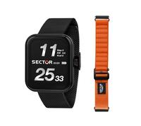 Sector S-03 Pro Light - Smartwatch Unisex Nero con Cinturino Tessuto (R325317150