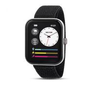 Sector S-03 Pro R3251159003 Unisex Smartwatch - 45x38mm Silver Case, Black Nylon Strap