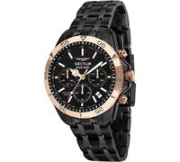 Sector SGE 650 R3273962004 Men's Chronograph Watch - 42mm Black Dial, Black Stainless Steel Bracelet