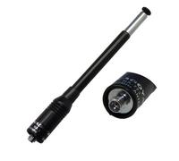 SECUDA (NAGOYA) NA-773 Antenna a frusta estensibile a doppia banda 144/430 MHz VHF/UHF SMA-F per radio Baofeng Kenwood Linton Puxing Weierwei Quansheng Wouxun HYT 122-657