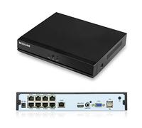 Seculink 8-CH 4K POE NVR (1080p / 3MP / 4MP / 5MP / 8MP) 48V Videoregistratore di rete compatibile Cloud P2P Controllo remoto Rilevamento del movimento