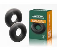 SECURA 2x camera d'aria 20x8.00-10 / 20x10.00-10 compatibile con diversi trattorini rasaerba