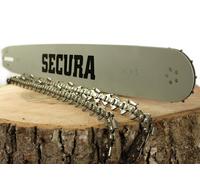 SECURA 2x catena + barra di guida 0,325 1,5mm 76 motrici 50cm in metallo duro