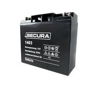 SECURA Batteria al gel 12Volt 20AH rinforzata per trattorini compatibili con Castelgarden