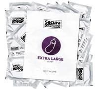 Preservativi Naturali Pre-lubrificati Anatomici con Serbatoio - Ultra Sottili e Resistenti - Misura 60mm (Confezione da 100)