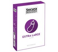 Preservativi Pre-Lubrificati in Lattice Naturale Anatomici con Serbatoio - Extra Large 60mm - Senza Odore (48 pezzi)