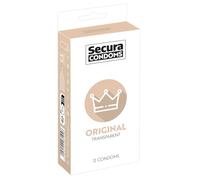 Secura Original - Confezione da 12 preservativi trasparenti, 18 cm
