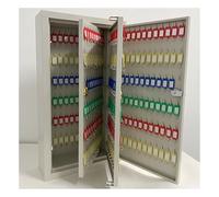 Secure 500 Key Large Capacity Steel Locking Key Cabinet with Hooks And Labels Ideal for Homes Hotels Real Estate And Businesses Maximum Security Hotel Key Storage Box