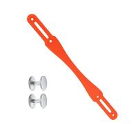 Secure-Fit - Cinghia da polso in silicone per JBL Xtreme5 Xtreme4 Xtreme3 Xtreme2 ottimizzata per frequenti attività di trasferimento degli altoparlanti (arancione)
