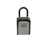 Secure Key Box, Key Box with Code, with Removable Handle, Gray