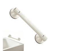 Secure Suction Grab Bars, Heavy Duty Shower Support Handle, 11.8 x 3.9 Inches Assist Bar with Strong Hold, Anti Slip Handle, Bathroom Safety Aid with Modern Design, Mobility Support for Home Use