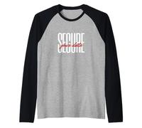 Secure Your Data Cybersecurity Expert Infosec Encrypted Chat Maglia con Maniche Raglan