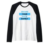 Secure Your Data Safely Infosec Security Professional Hacker Maglia con Maniche Raglan