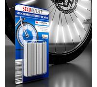 SECUREFLECT Riflettori a raggi | Original 3M™ Scotchlite | Omologato StVZO | massima visibilità | Maggiore sicurezza | Riflessione a 360° - Montaggio facile | Alternativa agli occhi di gatto