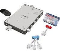 Securemme Serratura Metallo Applicare 2401 Dm M4 Tripl+Scr Ip.mm 28 E.mm 63 Dx/Sx