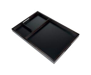 Securit 77150 Vassoio Lavagna-Superficie scrivibile su ambo I lati-40 x60cm, Legno, Nero, 60x40cm, 8 unità