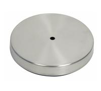 SECURIT - Base per Colonna Posacenere - Acciaio Inox Spazzolato | Design Cromato - Uso Interno ed Esterno - Antivento e Antigraffio