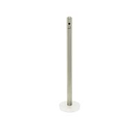 Securit Colonna posacenere - Acciaio inox spazzolato - 100 cm - Per bar, ristoranti, pub, negozi
